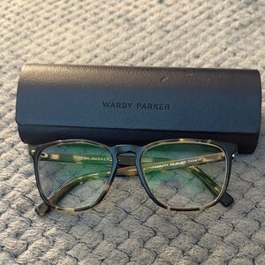 Warby Parker Green Tortoise Glasses